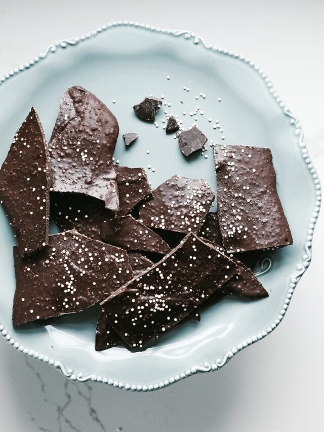 Salted Chocolate Chili Crunch Bark Story White Kitchen Red Wine