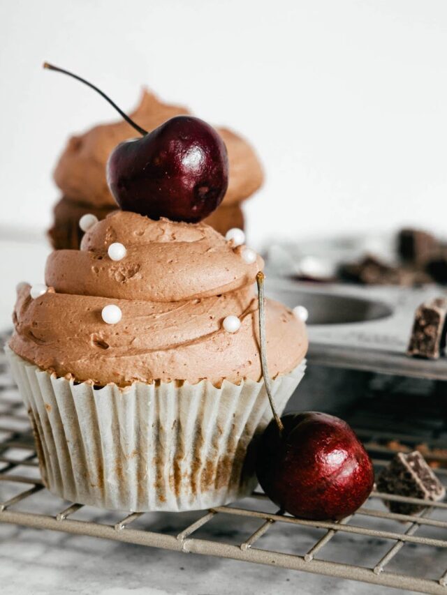 Easy Dessert Chocolate Cherry Cupcakes Story