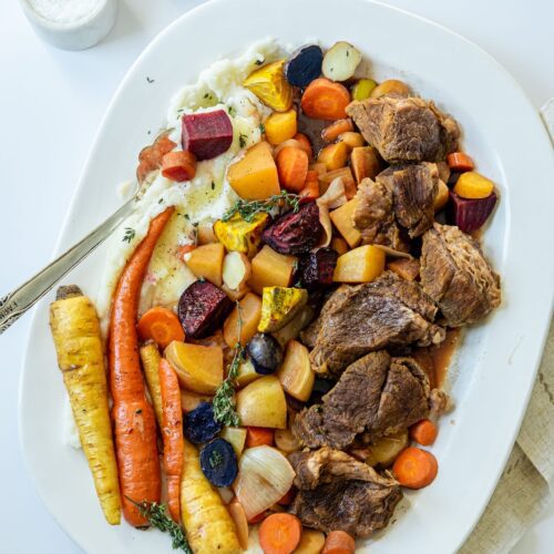 Guiness Root Vegetable Pot Roast White Kitchen Red Wine