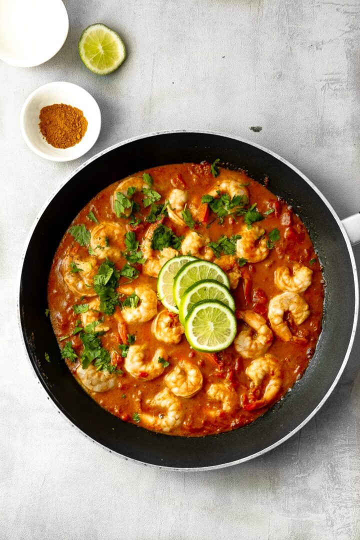 Coconut Lime Shrimp Curry & Veggie Orzo White Kitchen Red Wine