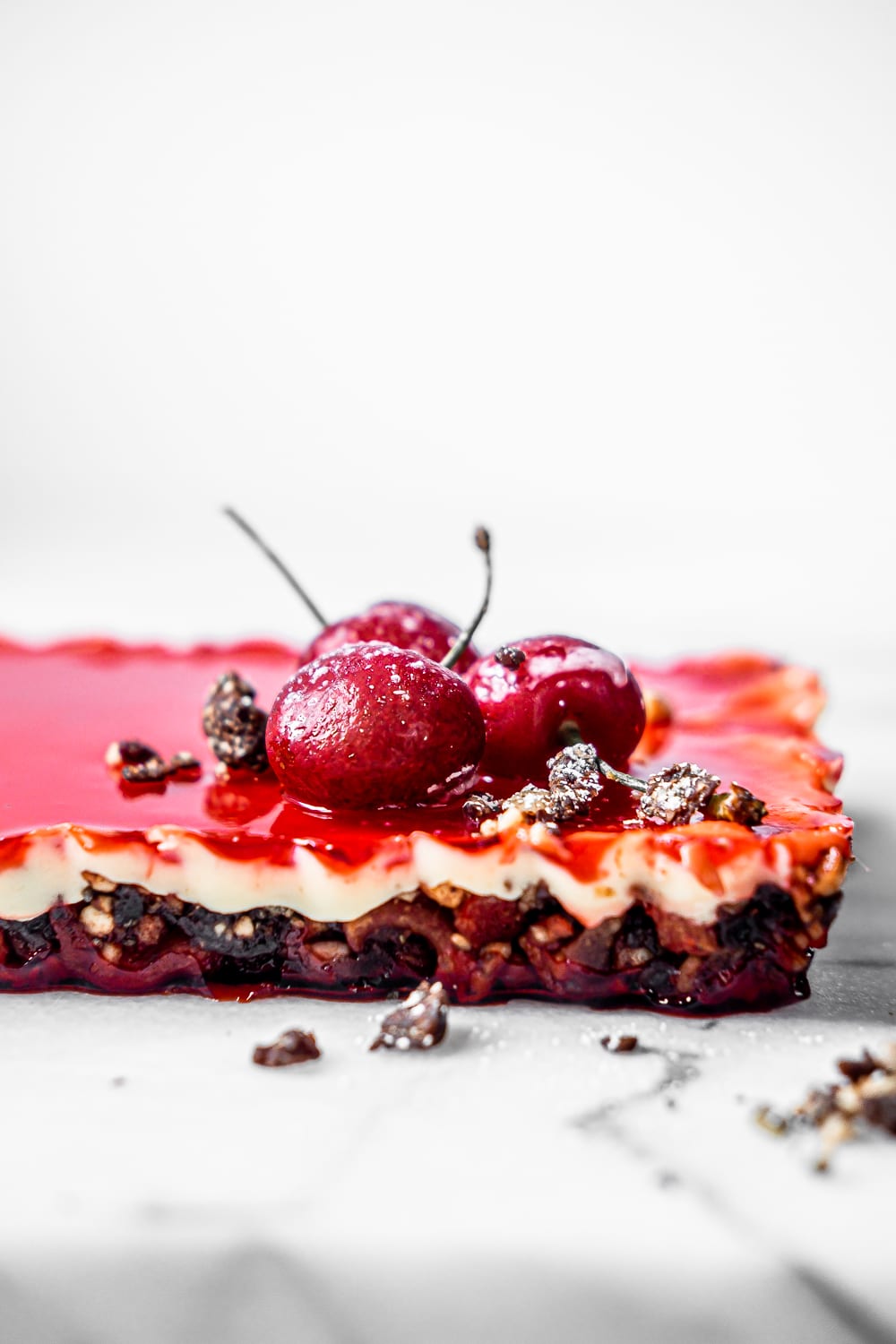 Cherry Pretzel Tart White Kitchen Red Wine