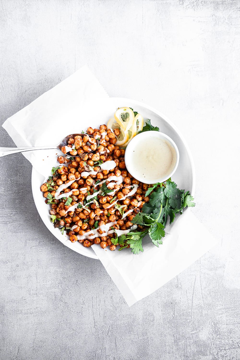 Crispy Chickpeas with Trader Joe's Chili Onion Crunch