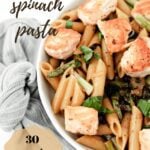 Salmon Spinach Pasta Pin