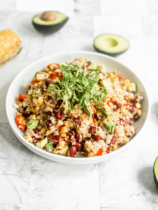 Roasted Corn and Quinoa Salad