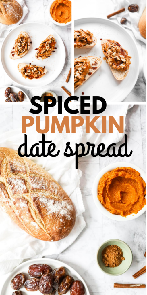 Spiced Pumpkin Date Spread Pin Graphic
