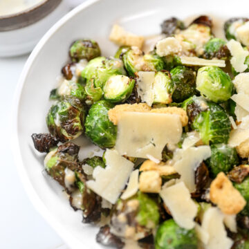 brussel sprout Caesar salad