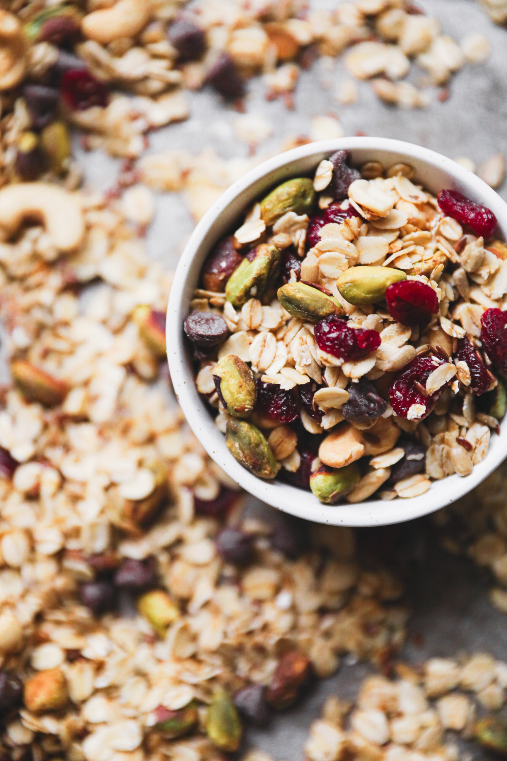 Cranberry Pistachio Granola - White Kitchen Red Wine