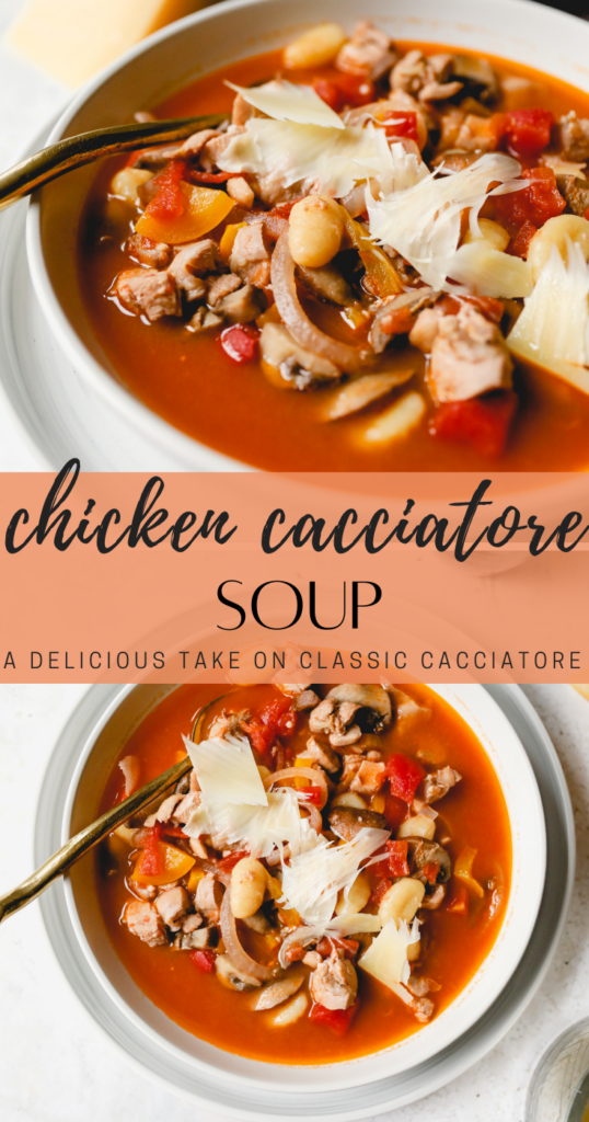 chicken cacciatore pin image