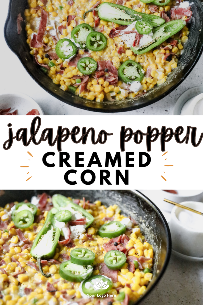 jalapeno popper creamed corn pin image
