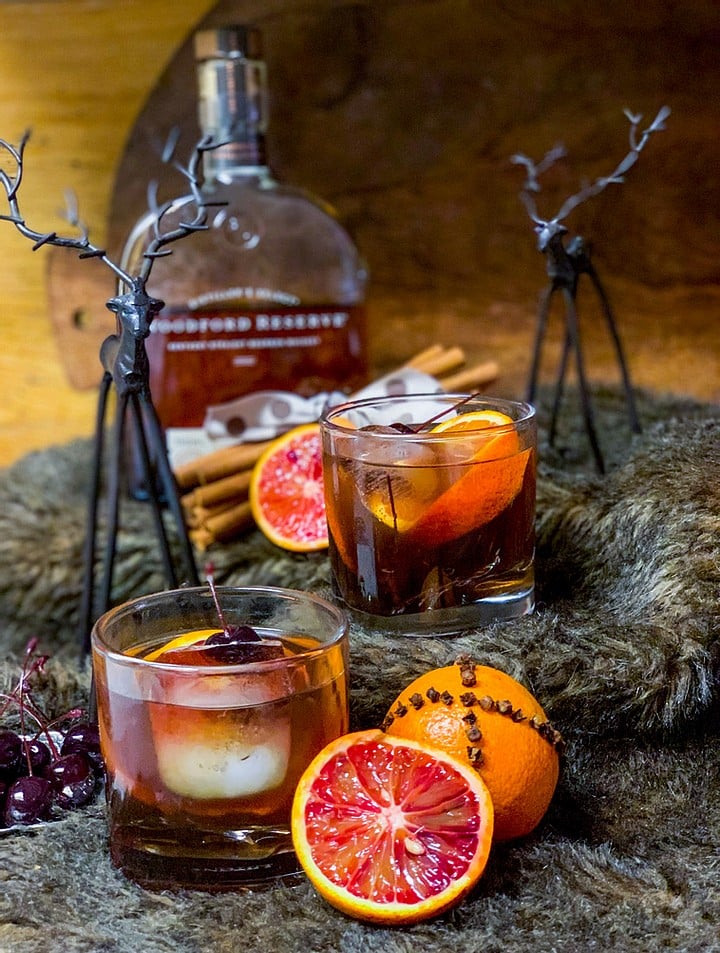 bourbon blood orange cocktail