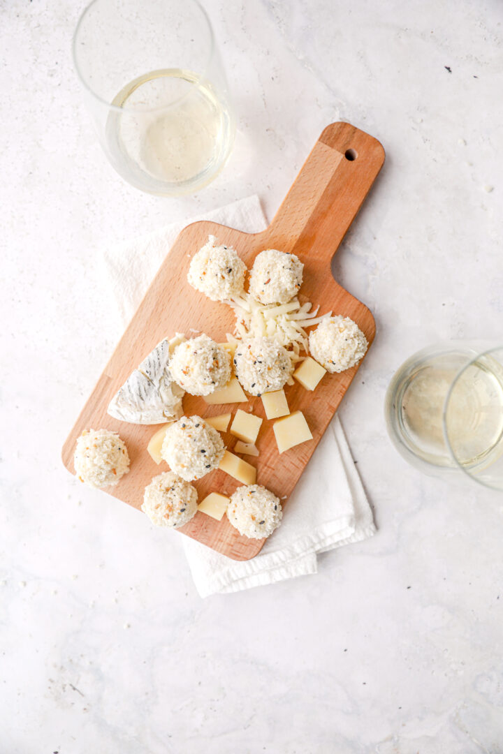 Easy 5 Minute Leftover Cheese Balls White Kitchen Red Wine