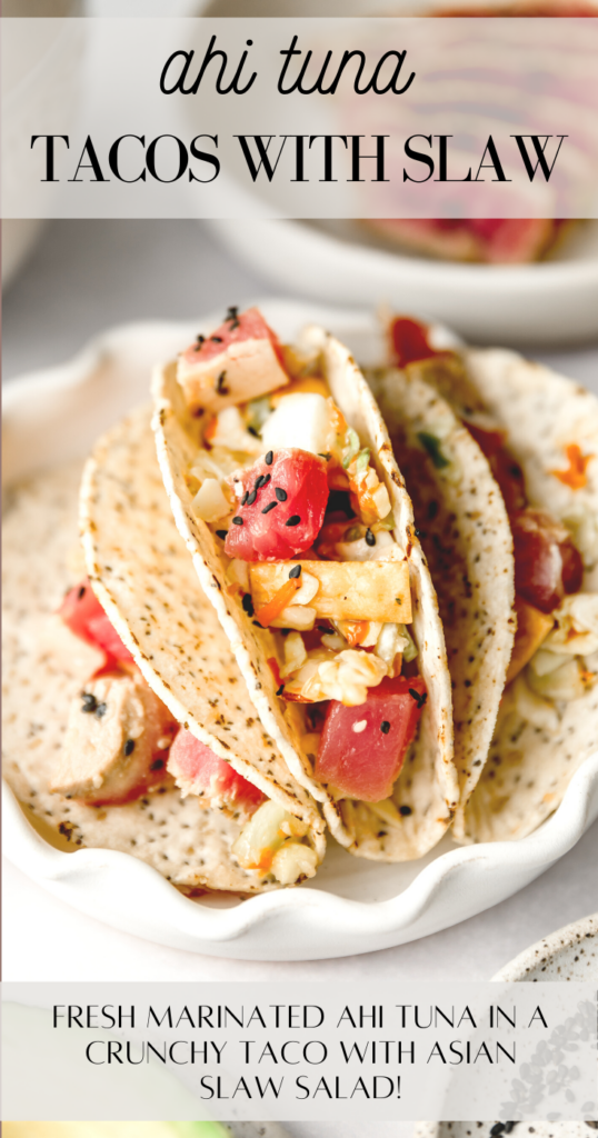 Deceptively Easy Ahi Tuna Tacos White Kitchen Red Wine