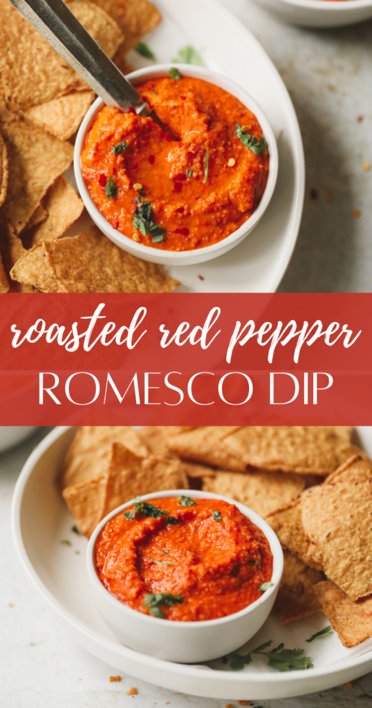 romesco dip pin image