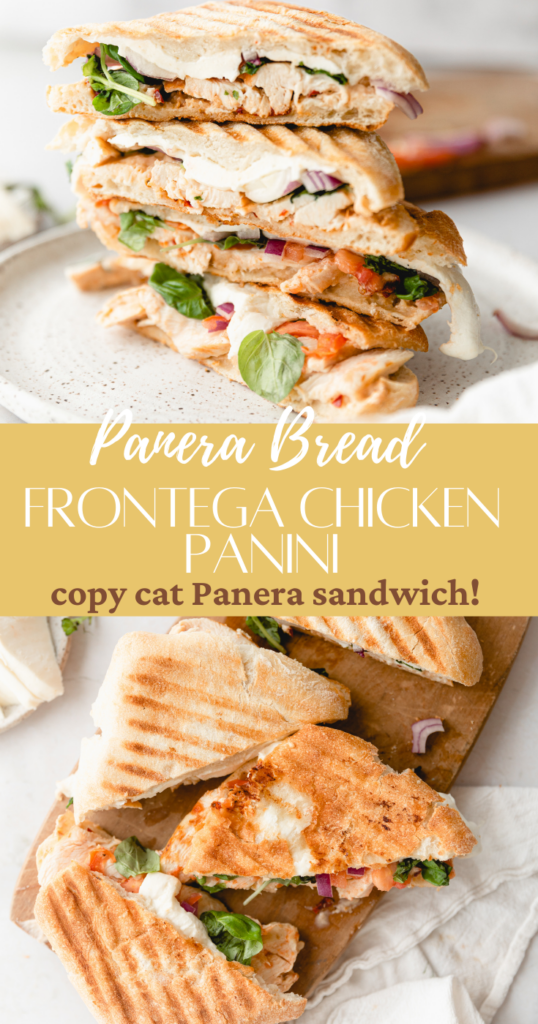 Panera Frontega Chicken Panini - Make This Easy Sandwich at Home!