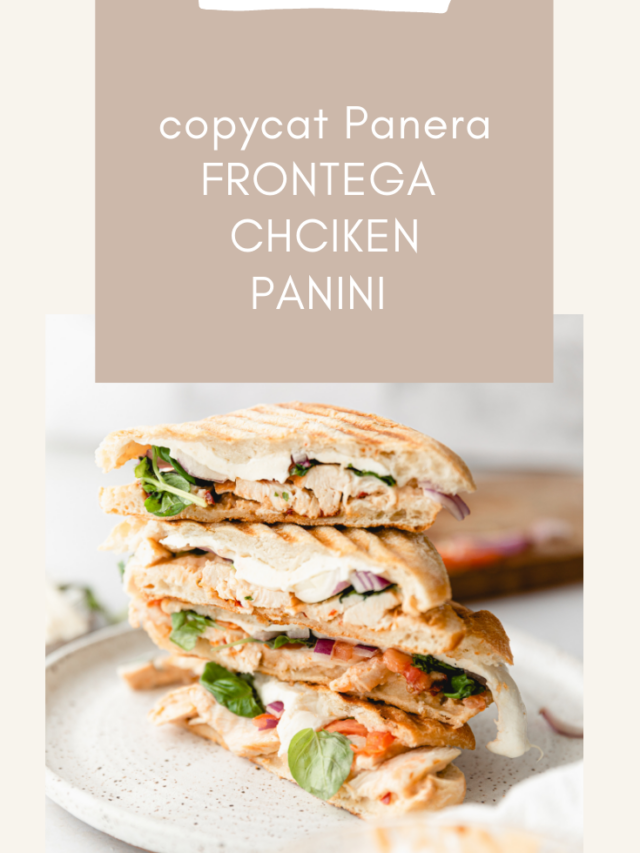 Homemade  Panera Frontega Chicken Panini