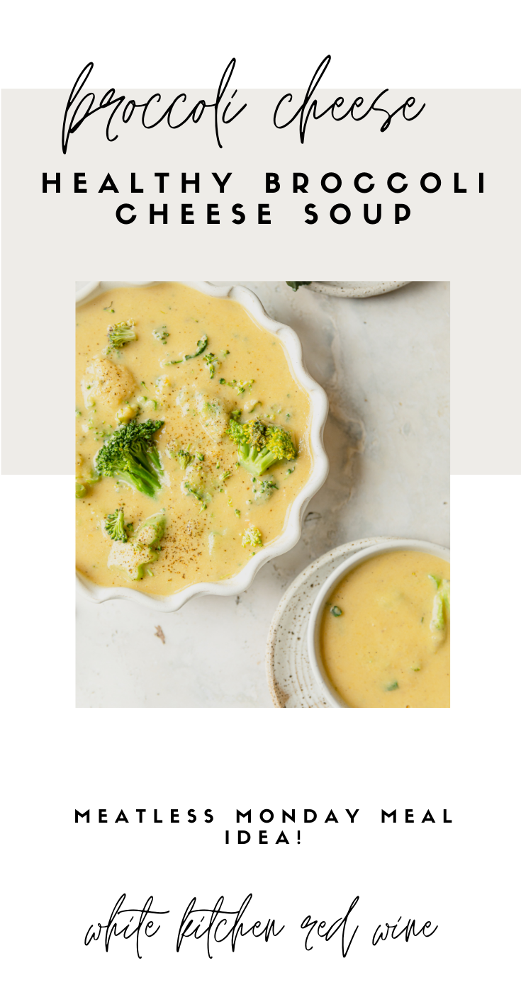 broccoli cauliflower cheese soup in image