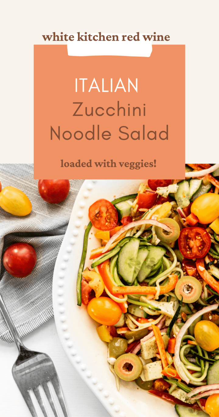 Zesty Italian Pasta Salad - White Kitchen Red Wine