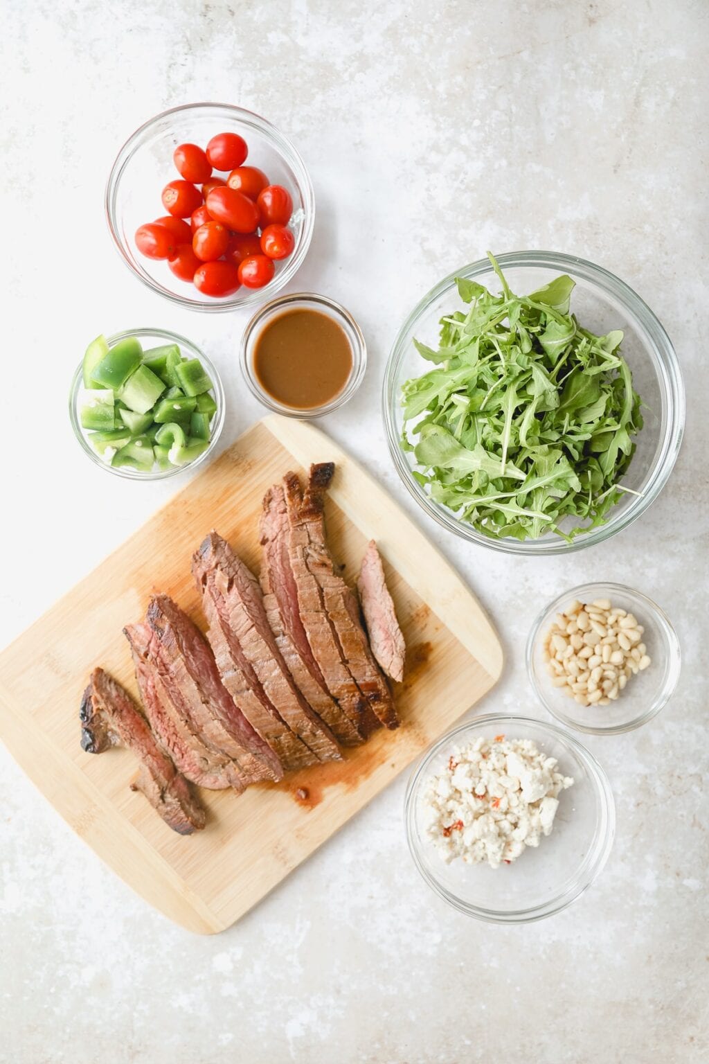 Easy PanSeared Flank Steak Salad White Kitchen Red Wine