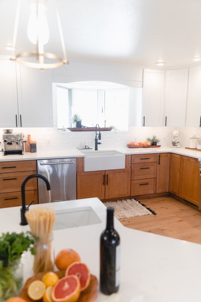 Maple And White Kitchen Renovation