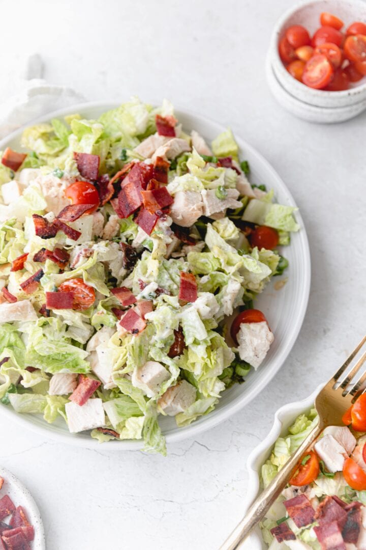 BLT Chicken Salad - An Easy Low Carb, Keto Meal!