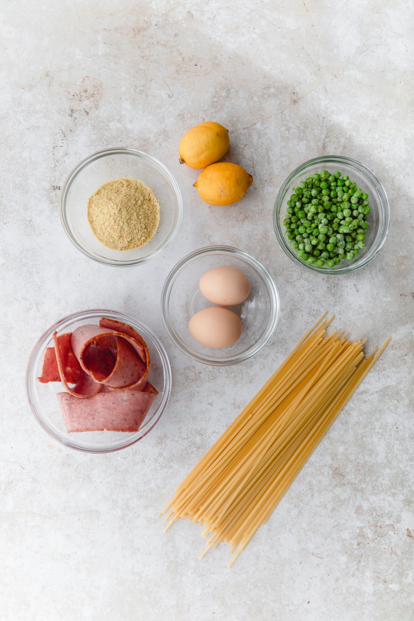 ingredients for pasta carbonara
