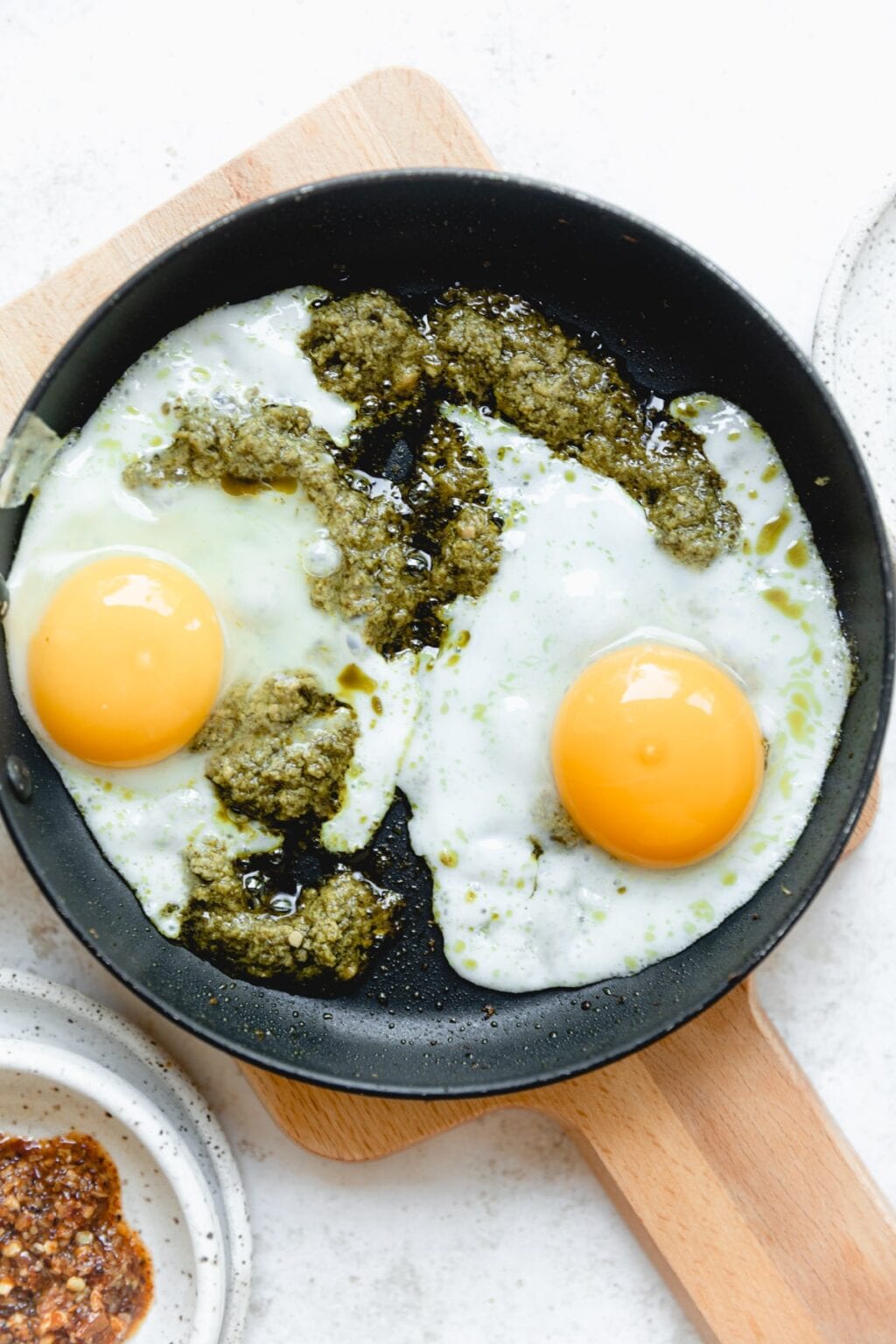 Pesto Egg Sandwich TIK TOK Pesto Eggs