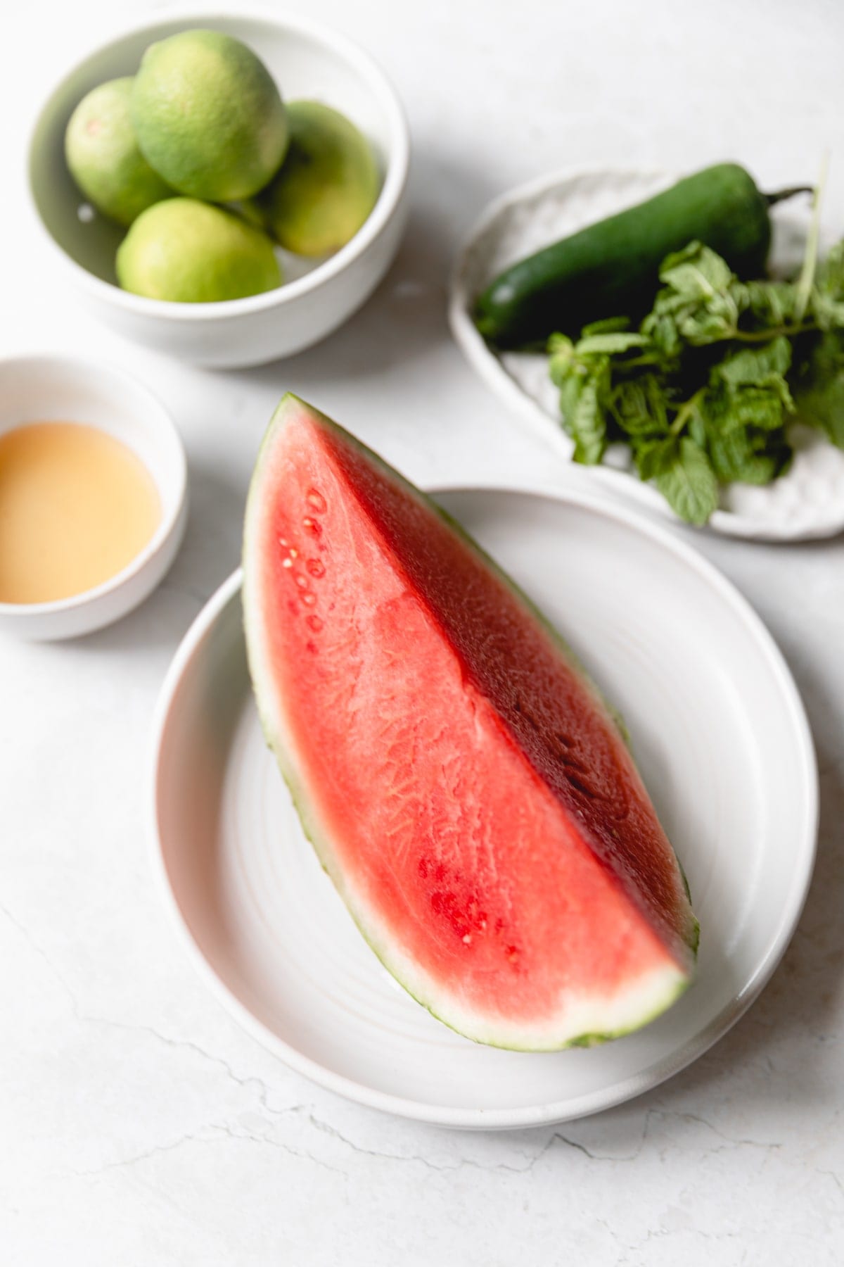 watermelon mojito salad ingredients 
