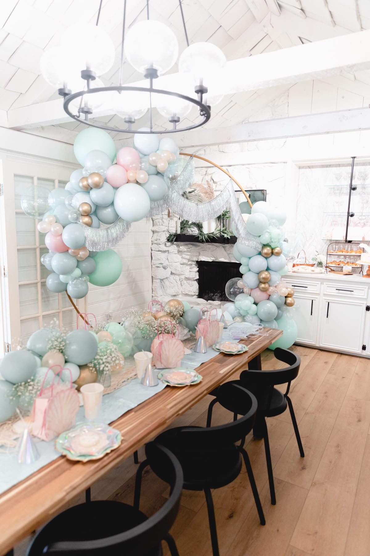 Mermaid Party Decoration: Seaweed  Mermaid party decorations, Mermaid  theme birthday party, Mermaid theme birthday