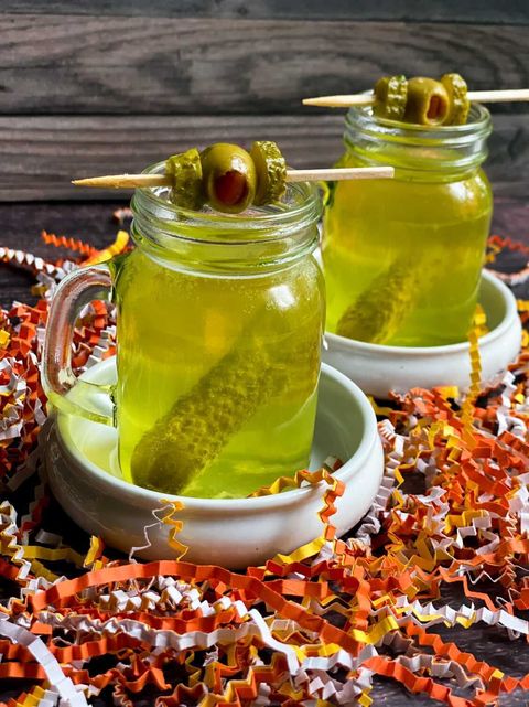 pickle juice halloween shot
