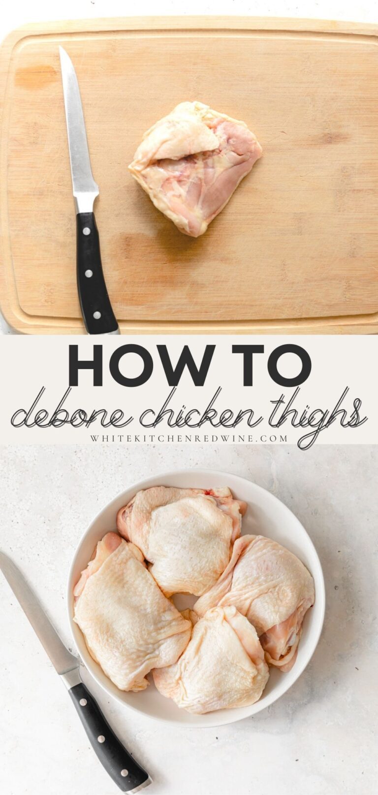 How To Debone Chicken Thighs Easy Steps!