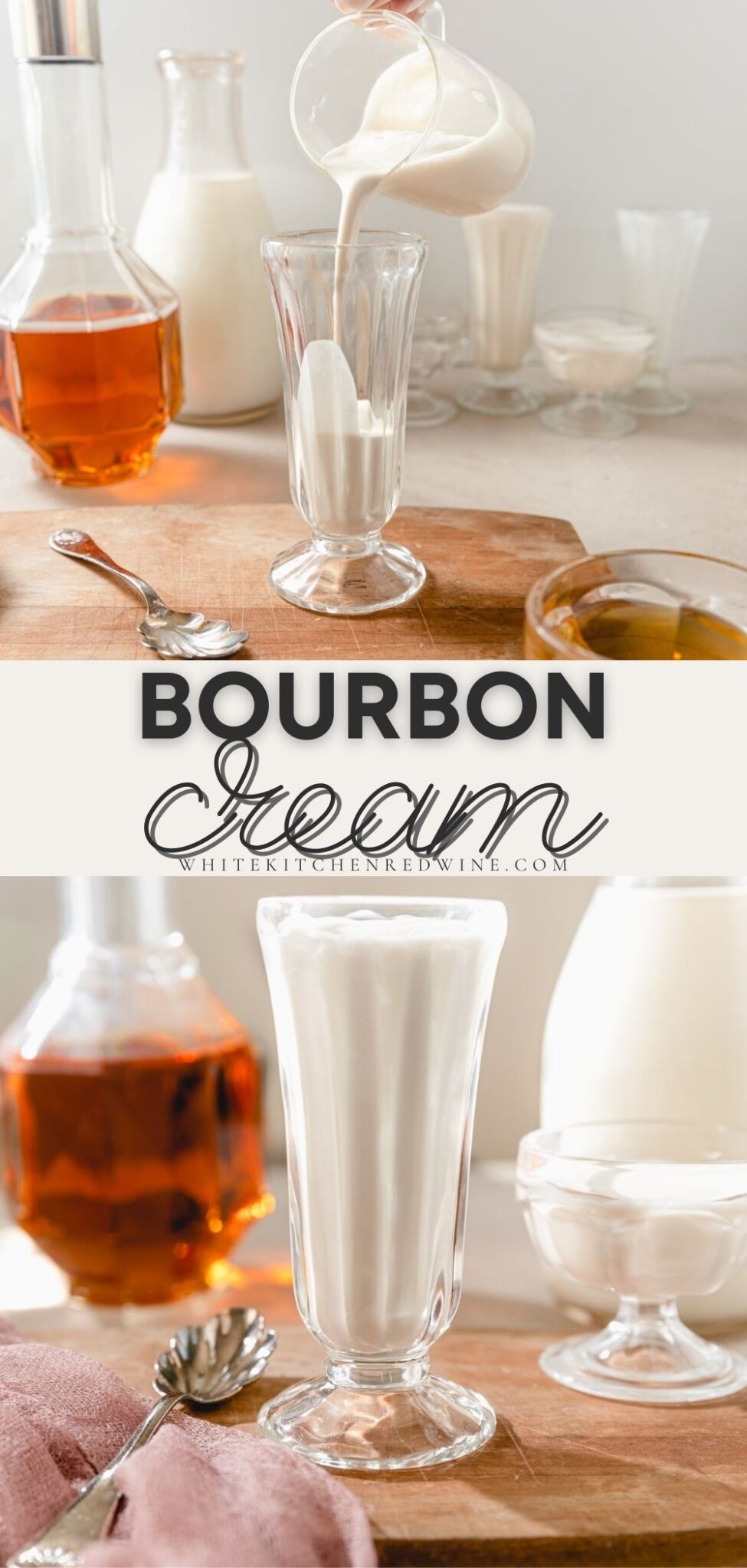 Homemade Bourbon Cream Simple & Rich!