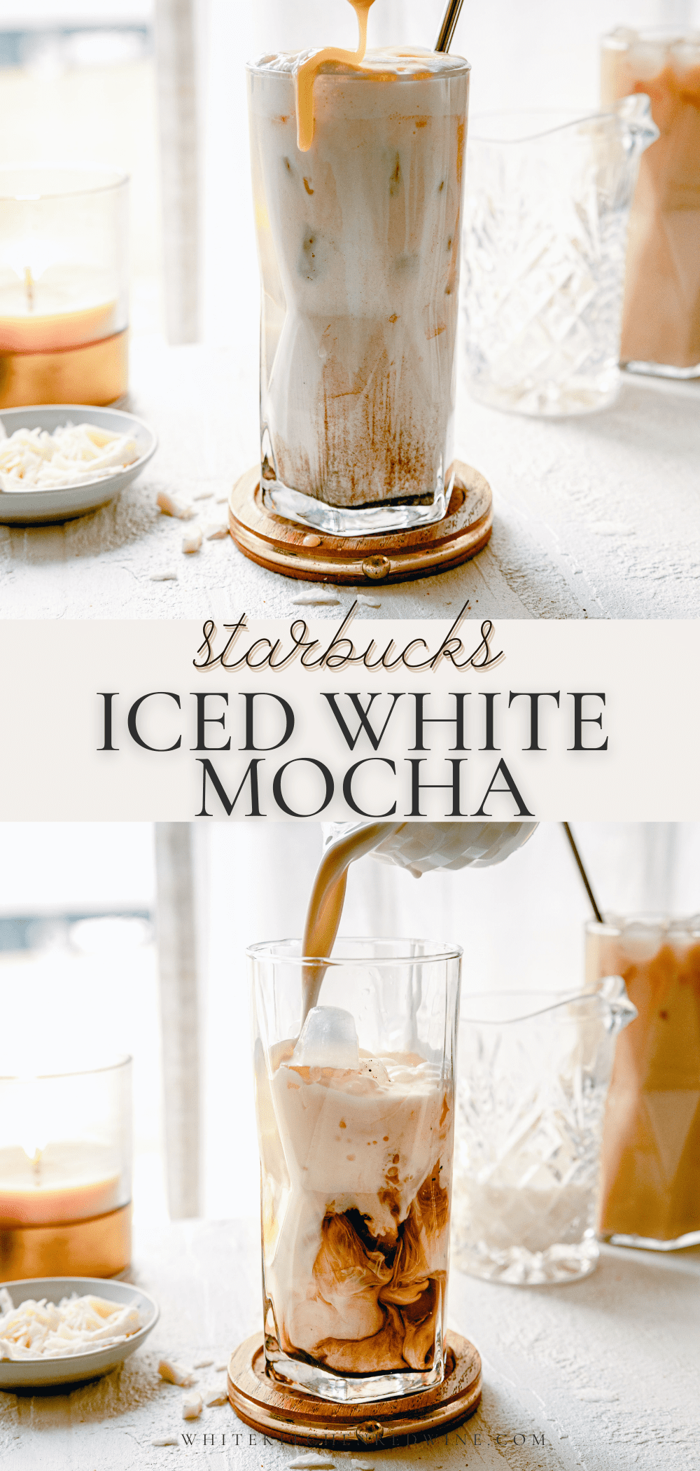 EASY Starbucks White Chocolate Mocha - 3 Ingredients!