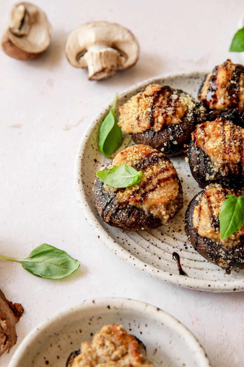 Italian Stuffed Mushrooms (Vegetarian Recipe) A Make-Ahead Party Dish