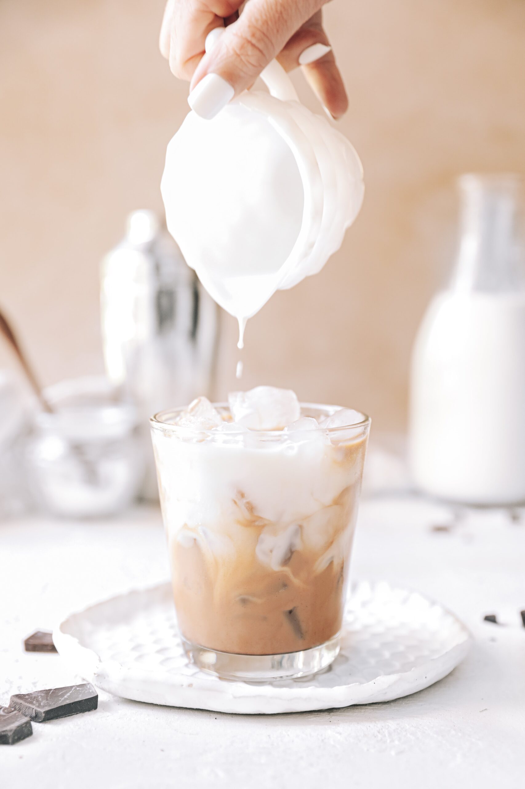 Iced Chocolate Almondmilk Shaken Espresso (Copycat Recipe!)
