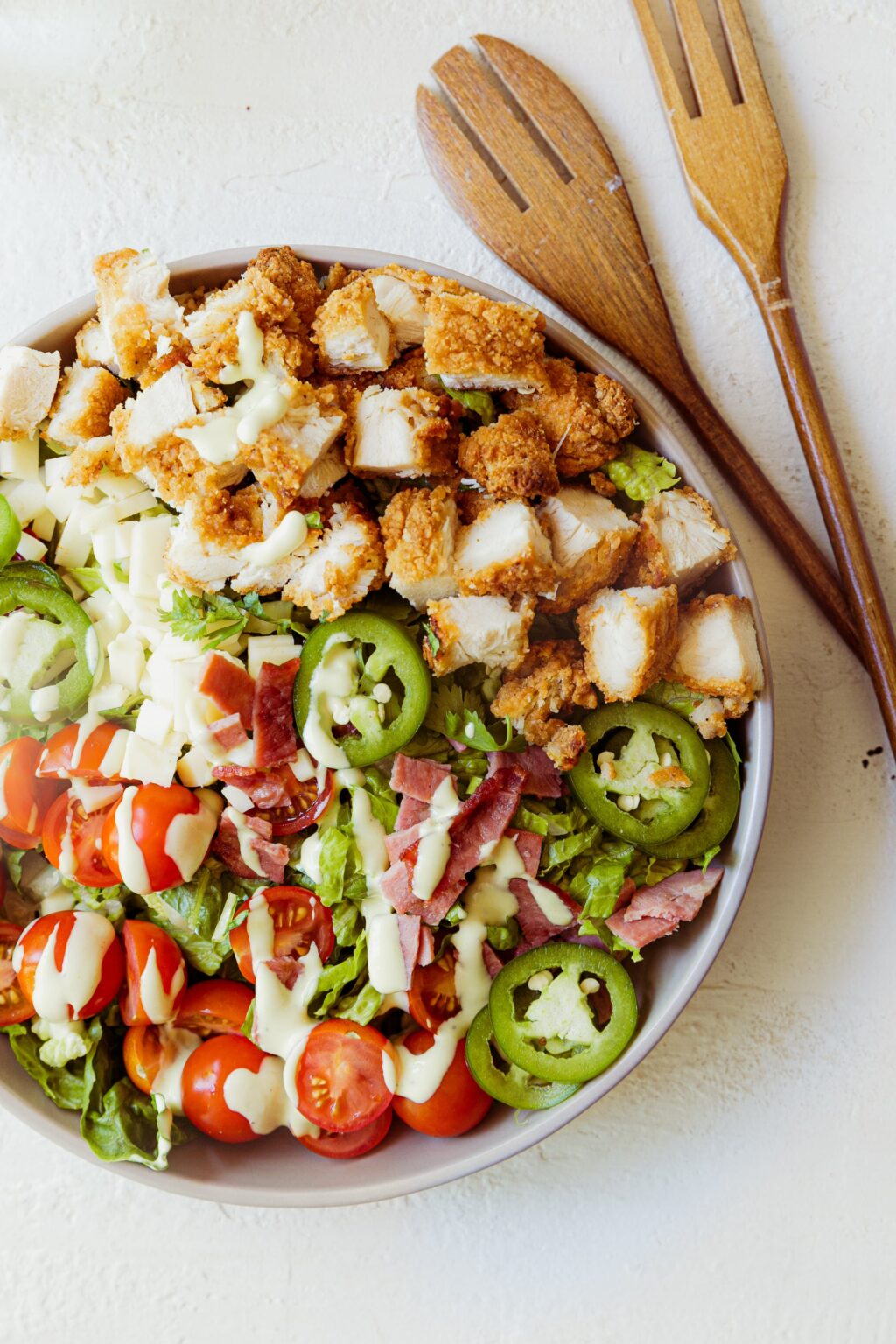 Jalapeno Popper Salad (Wendy's Copycat!)