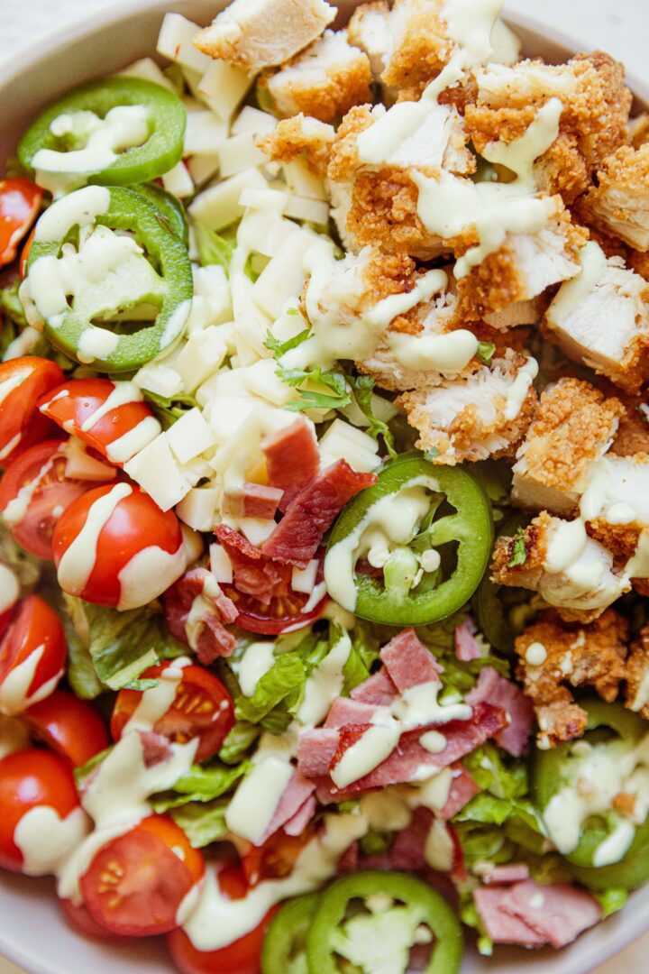 Jalapeno Popper Salad (Wendy's Copycat!)