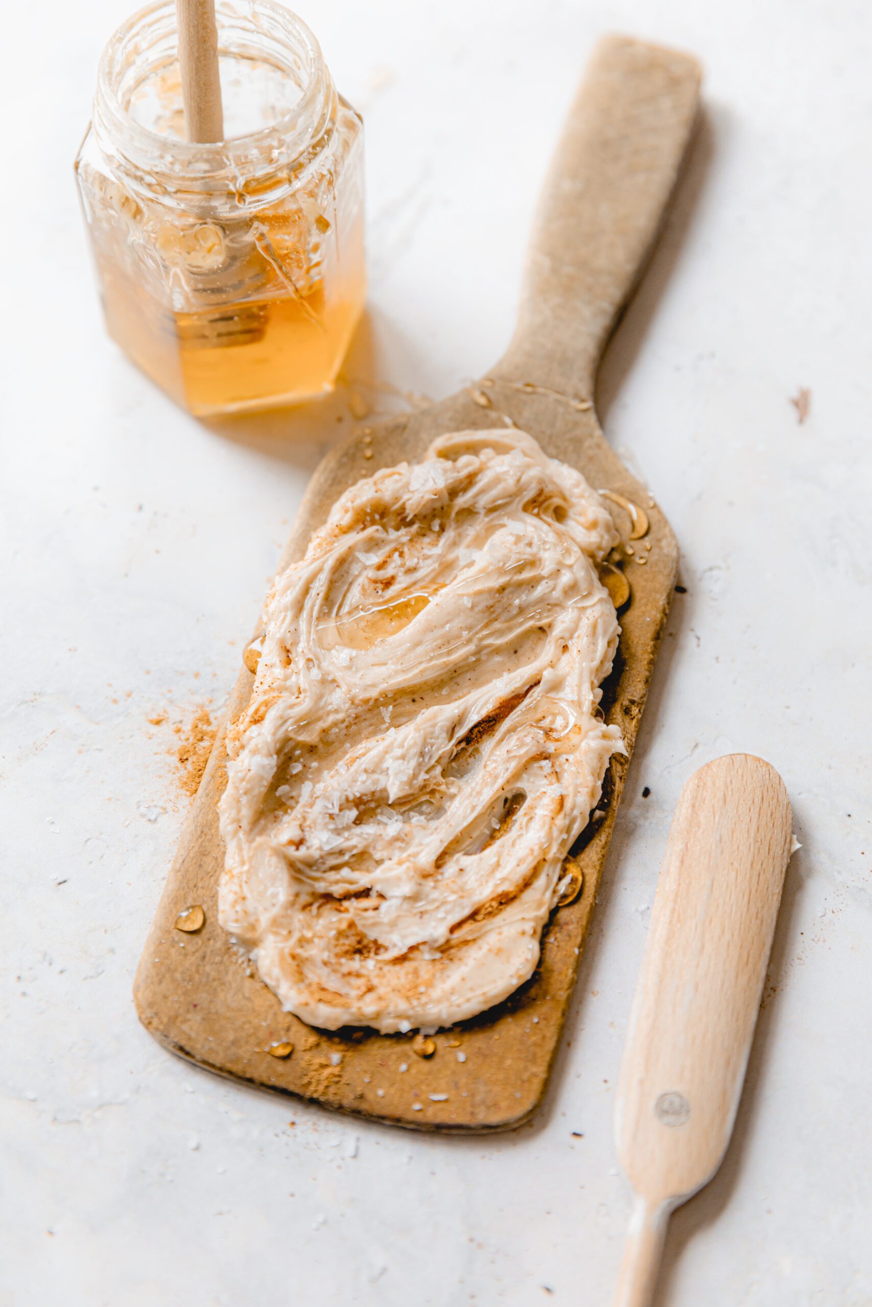 honey butter on a board