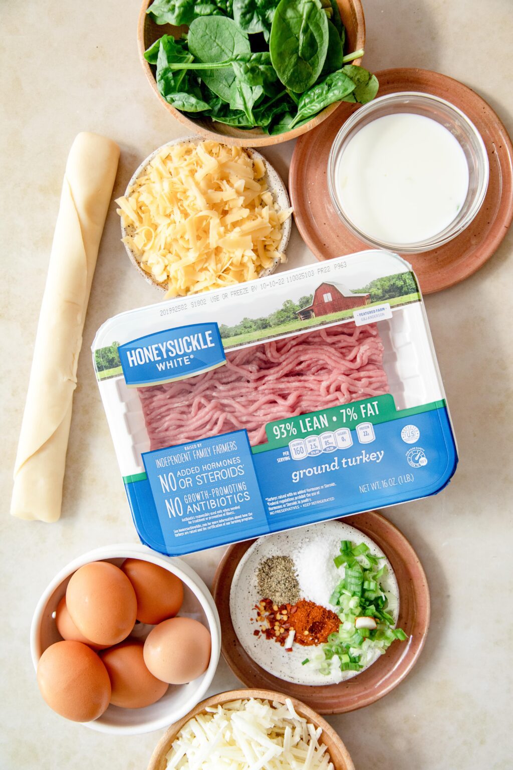 Havarti and Spinach Mini Quiche Make Ahead Breakfast!