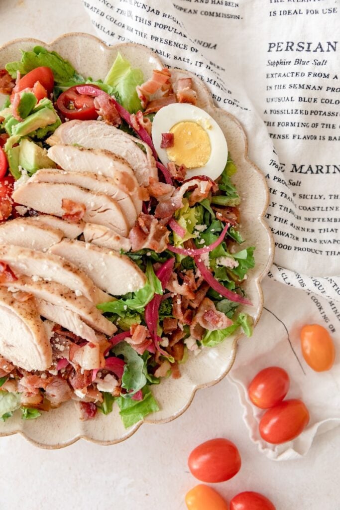 Panera Green Goddess Cobb Salad Great Lunch Recipe!