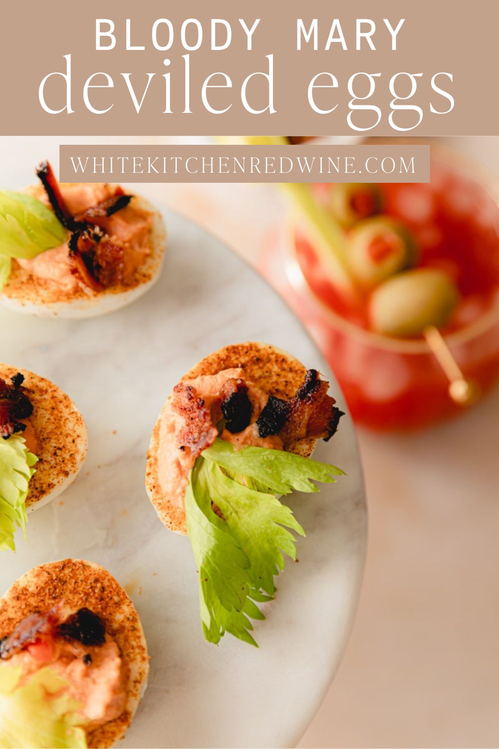 Bloody Mary Deviled Eggs Recipe DELICIOUS Appetizer