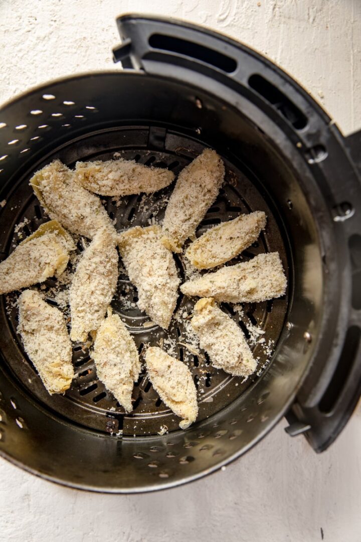 EASY Air Fryer Artichoke Hearts with Garlic Aioli 5 Ingredients!