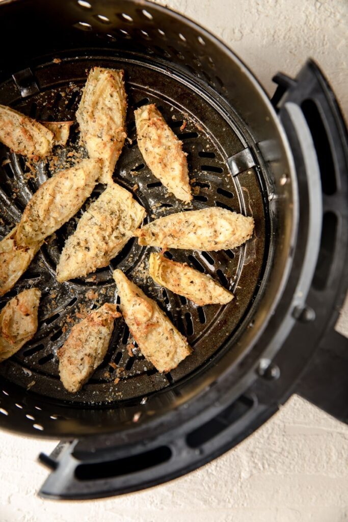 EASY Air Fryer Artichoke Hearts with Garlic Aioli 5 Ingredients!