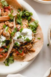 The Best Easy Chicken Taco Recipe - 30 Minute Dinner