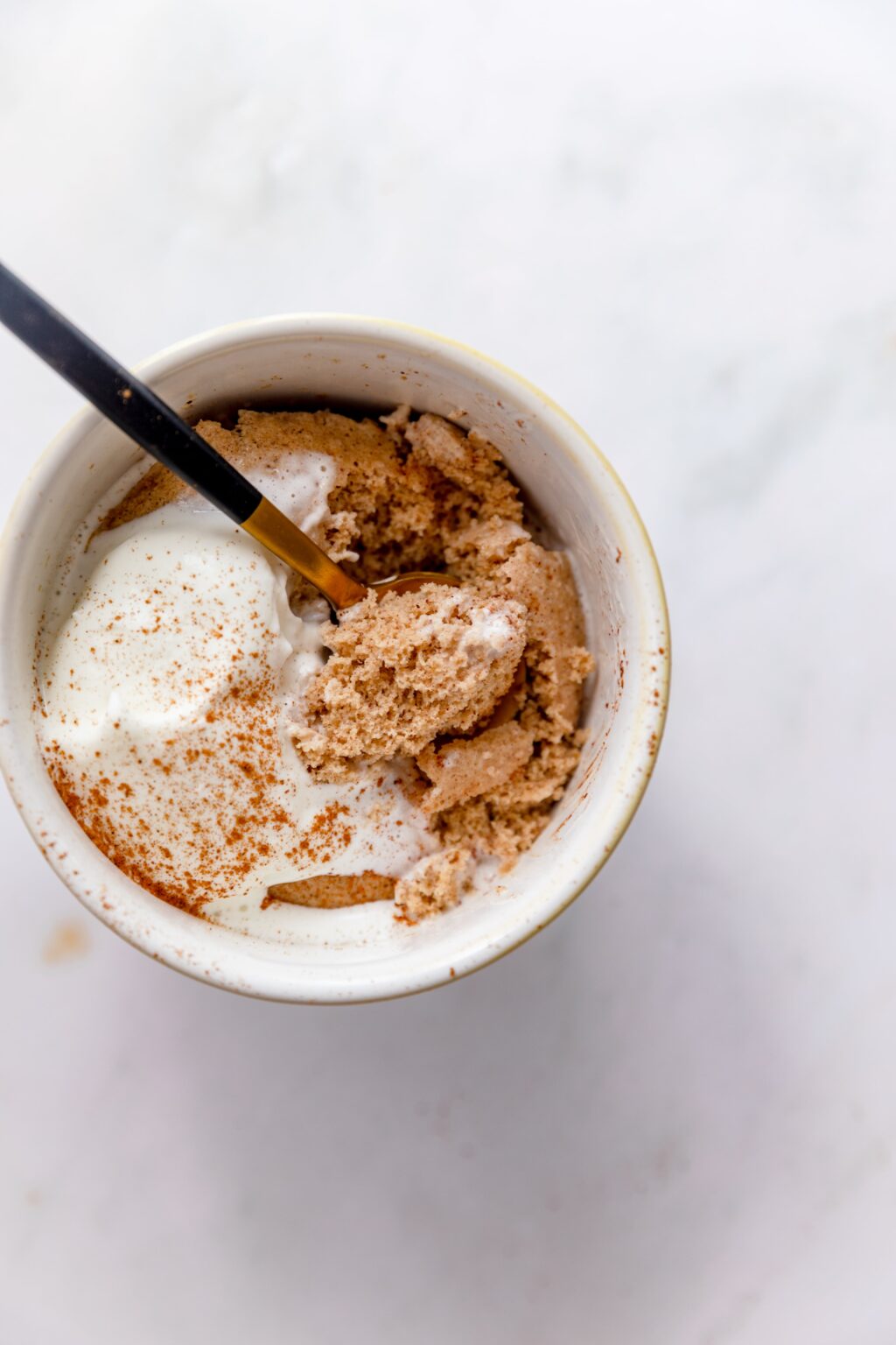 The BEST Cinnamon Vanilla Protein Mug Cake Recipe EASY!