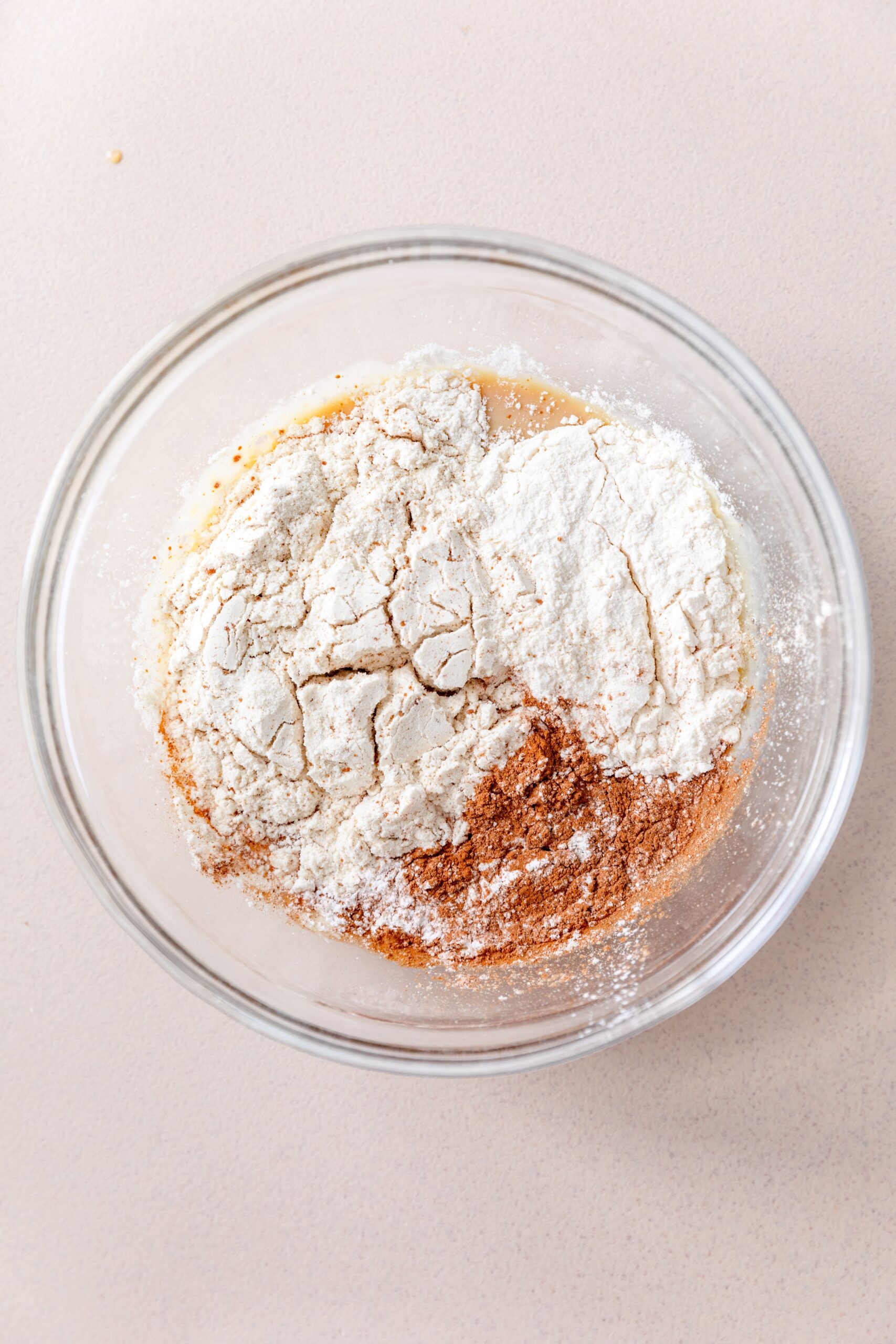 dry ingredients in a dry mixing bowl