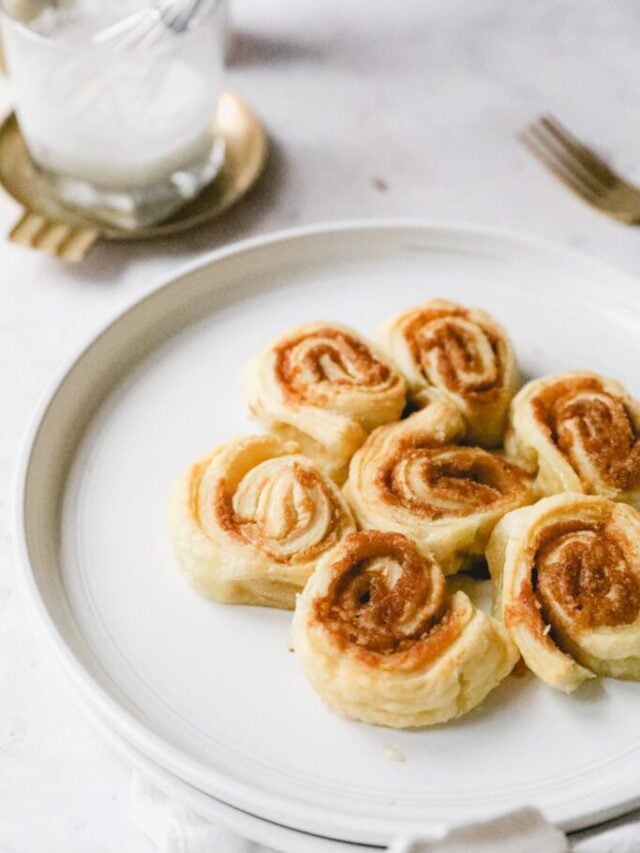 Puff Pastry Air Fried Cinnamon Rolls