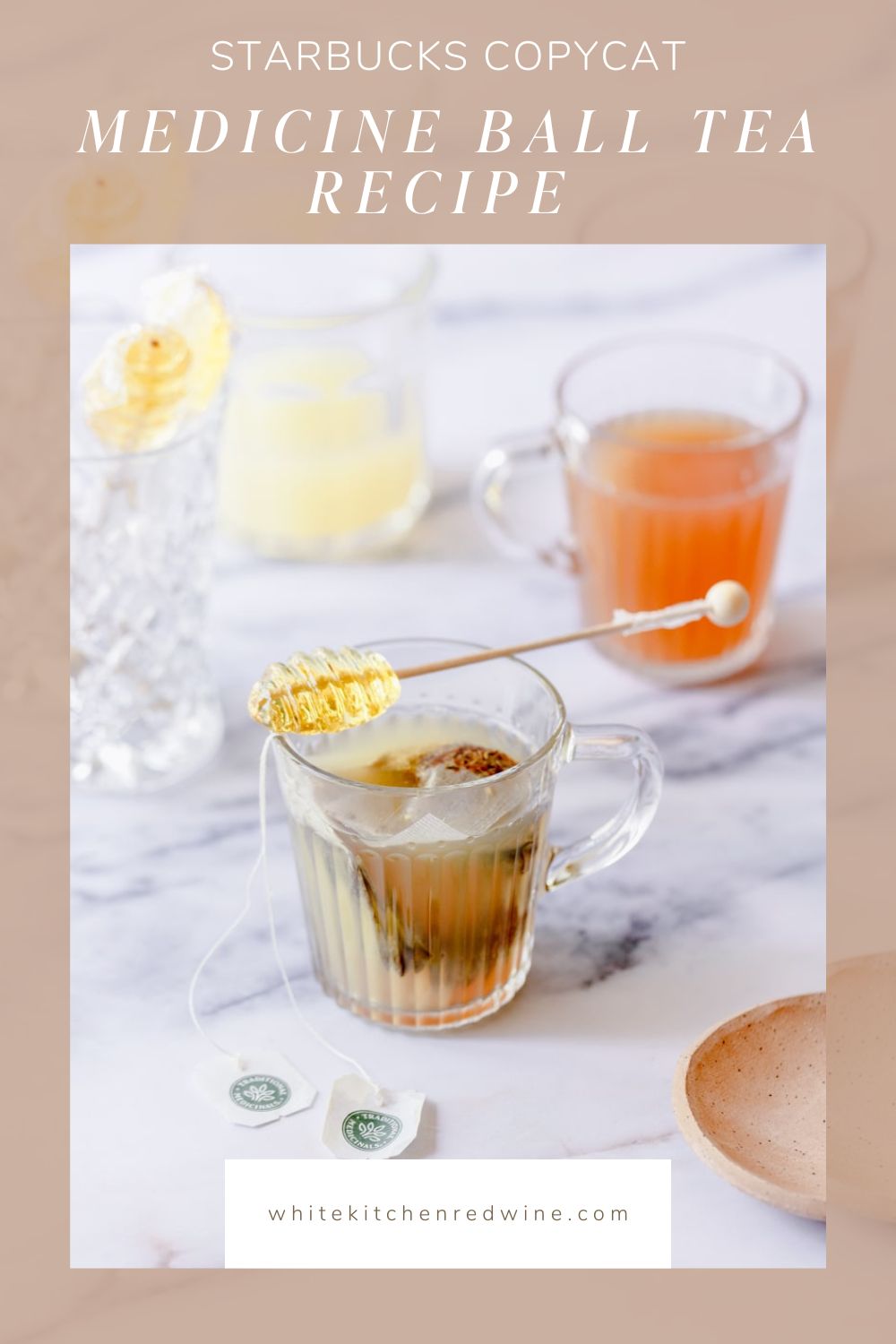 Copycat Starbucks Medicine Ball Recipe White Kitchen Red Wine