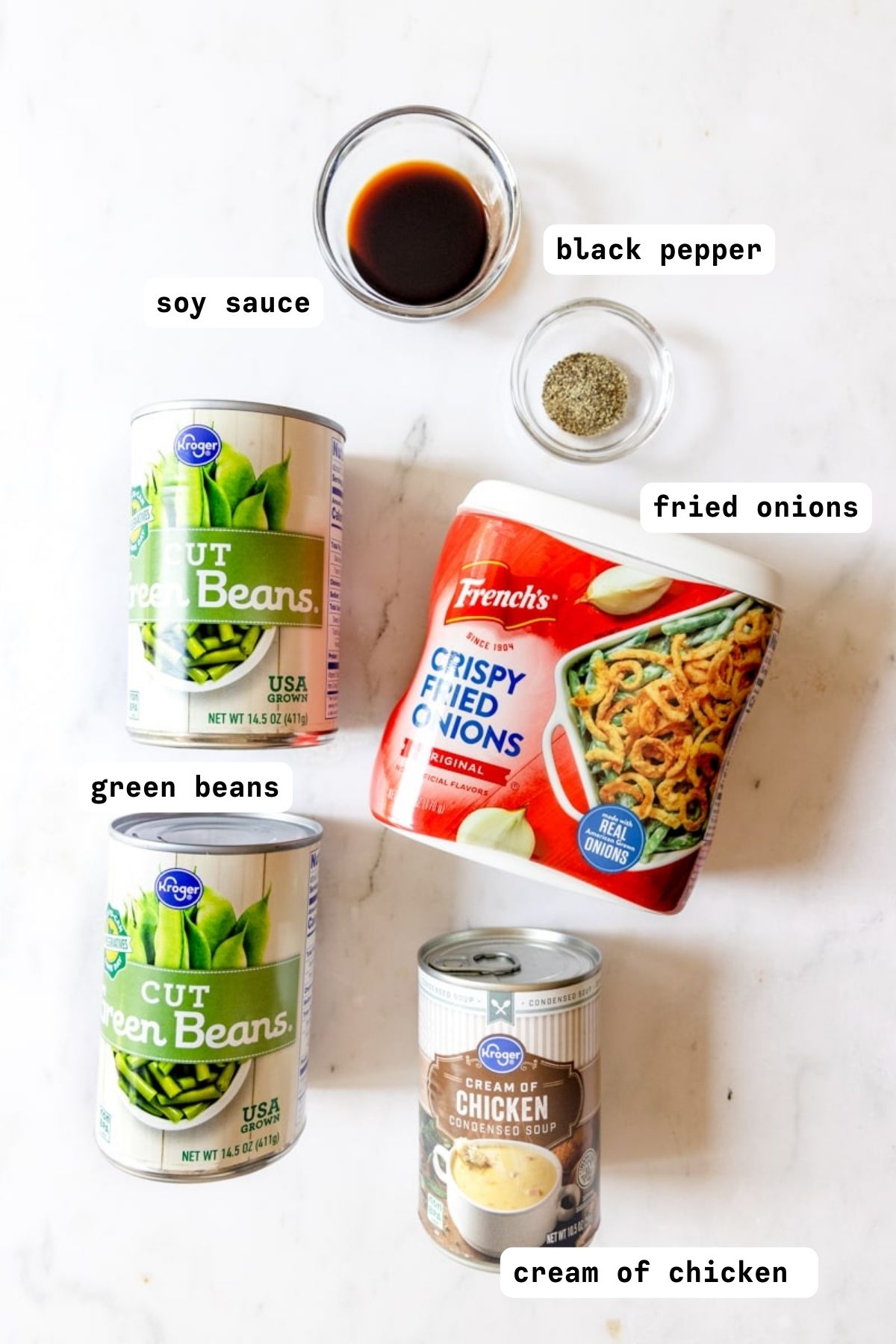 green bean casserole without mushroom soup ingredients