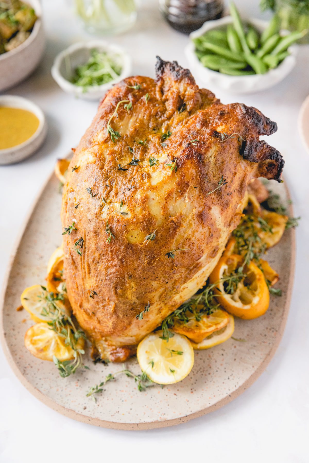 Roasted Honey Mustard Bone-In Breast Turkey 