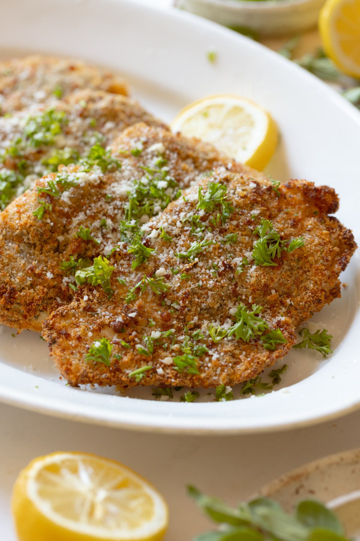 30-Minute Crispy Chicken Cutlets in an Air Fryer - White Kitchen Red Wine